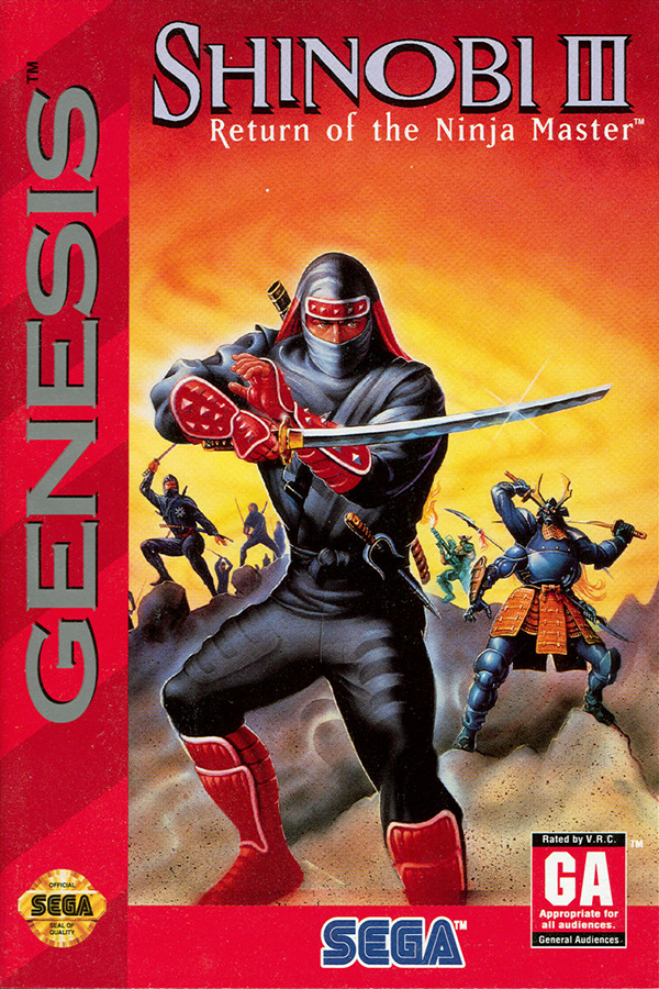 Shinobi III : Return of the Ninja Master cover